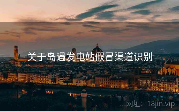 关于岛遇发电站假冒渠道识别  第2张