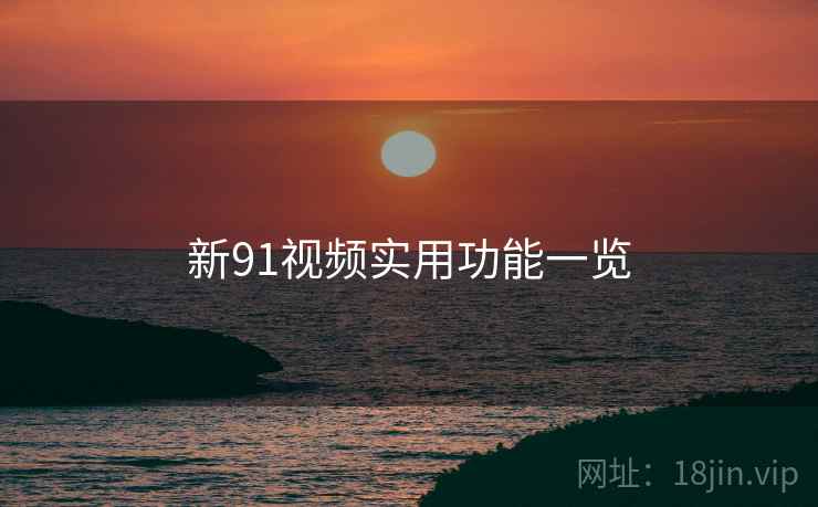 新91视频实用功能一览  第1张