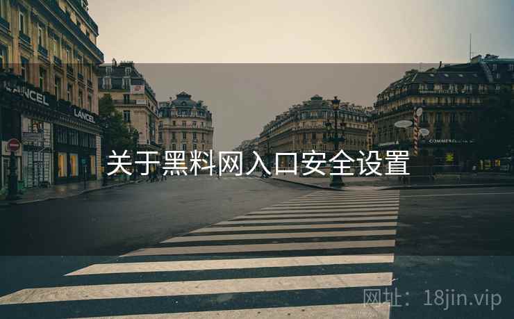 关于黑料网入口安全设置  第2张