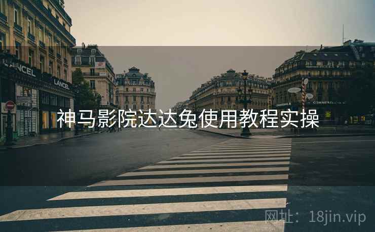 神马影院达达兔使用教程实操  第1张