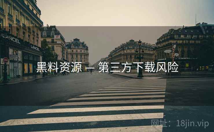 黑料资源 — 第三方下载风险  第1张