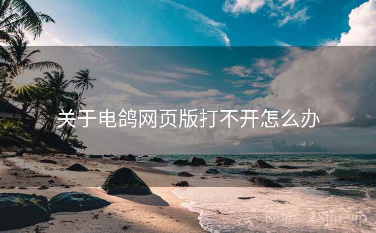 关于电鸽网页版打不开怎么办  第2张