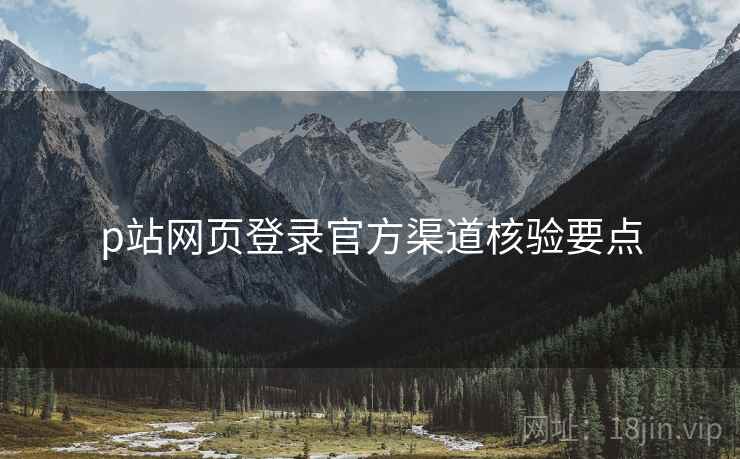 p站网页登录官方渠道核验要点  第2张