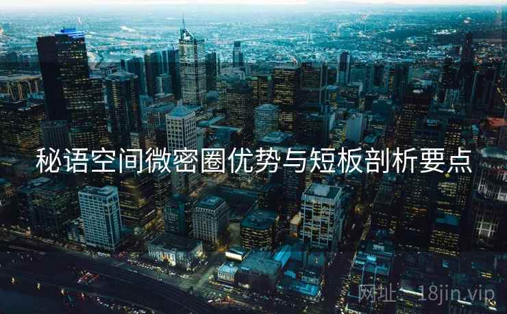秘语空间微密圈优势与短板剖析要点  第2张
