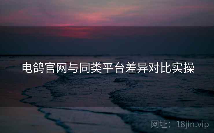电鸽官网与同类平台差异对比实操  第1张