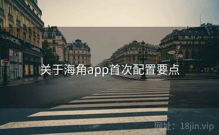 关于海角app首次配置要点  第1张