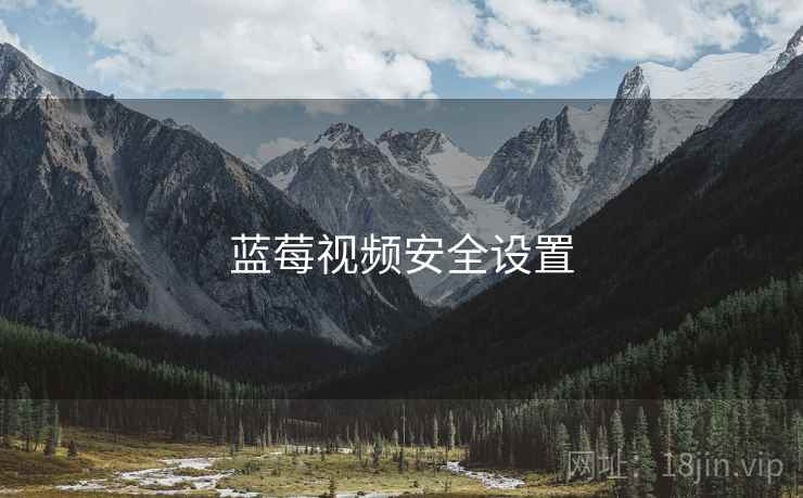 蓝莓视频安全设置  第1张