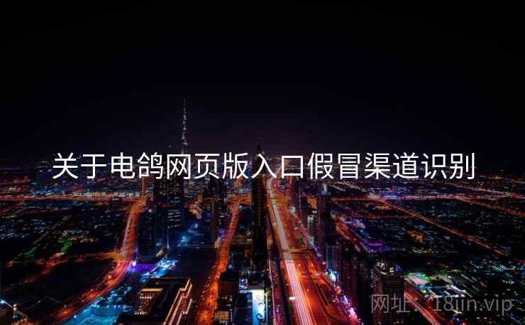 关于电鸽网页版入口假冒渠道识别  第1张